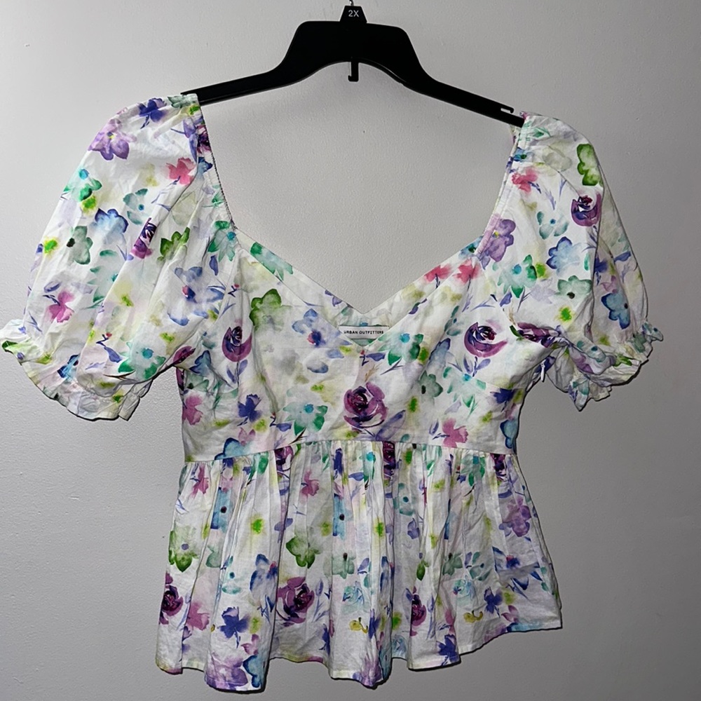 Urban Outfitters Peplum Crop Top